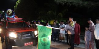 Kapolres Natuna Bersama Forkopimda Lepas Pawai Takbir Malam Idul Fitri