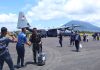 Pesawat TNI AU Bawa Prajurit Lanud Raden Sadjad Natuna Kembali Bertugas Usai Cuti Lebaran