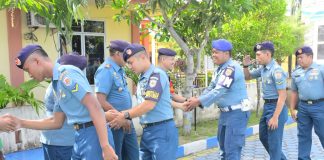 Hari Pertama Kerja, Danlanal Tarempa Gelar Halal Bihalal Bersama Prajurit