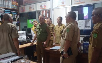 Hari Pertama Kerja, Wabup dan Sekda Natuna Sidak Kantor OPD
