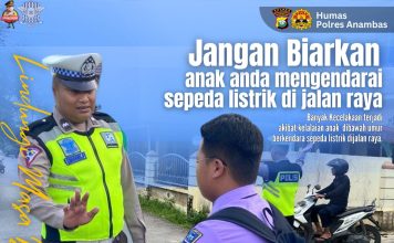 Banyaknya Pengguna Sepeda Listrik, Ini Pesan dan Himbauan Kapolres Anambas