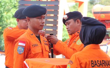 Siaga SAR Khusus Lebaran Berlangsung Sukses, Kakansar Natuna Pimpin Apel Penutupan