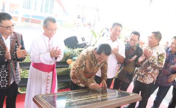 Hadiri Peresmian Gereja St. Fransiskus Asisi, Gubernur Ansar Gaungkan Penguatan Moderasi Beragama