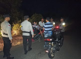 Polres Kepulauan Anambas Kembali Gelar Patroli KRYD Antisipasi Kriminalitas