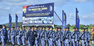 TNI AU Natuna Gelar Upacara HUT Ke-78 Penuh Semangat, Jaga Kedaulatan Langit Natuna