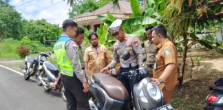 Bersama Samsat dan Jasa Raharja Satlantas Polres Anambas Lakukan Registrasi Kenderaan Bermotor Roda 2