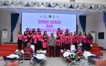 HUT YKB ke-44, Polda Kepri Gelar Donor Darah dan Pemeriksaan Kesehatan