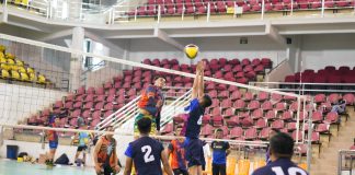 Tim Bola Voli Putra BP Batam Gelar Laga Persahabatan Melawan Lanud Hang Nadim