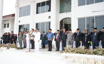 Bupati Asahan Pimpin Upacara Hari Peringatan Otonomi Daerah XXVIII Tahun 2024