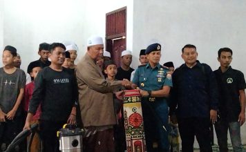 Dayah Darul Ma’rifah Banda Baro Dapat Bantuan Dari Lanal Lhokseumawe