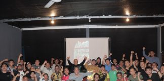 Polres Lingga Gelar Nobar AFC U-23 Bersama Masyarakat