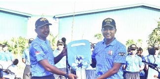 Lanud RSA Natuna Terima 8 Unit Kendaraan Dinas dari Kemenhan RI