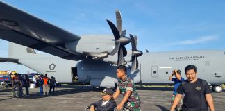 Pesawat TNI AU Bantu Evakuasi Pasien Sakit Rujuk ke Tanjungpinang