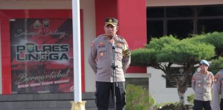 Antisipasi Peringatan May Day 2024 Polres Lingga Gelar Apel Siaga