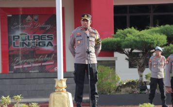 Antisipasi Peringatan May Day 2024 Polres Lingga Gelar Apel Siaga