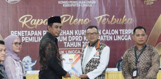 Sah, KPUD Lingga Tetapkan Perolehan Kursi dan Caleg Terpilih DPRD Lingga