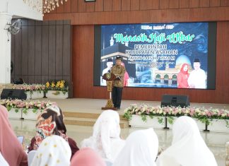 Sekretaris Daerah Kabupaten Asahan Buka Manasik Haji 1445 H