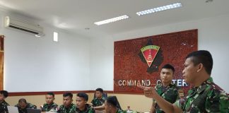 Batalyon Komposit 1/Gardapati Laksanakan Latihan Uji Jaringan dan Komunikasi