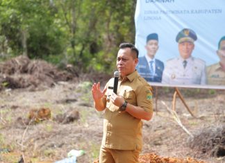 Resmikan Ground Breaking Pembangunan Fasilitas Pendukung Pariwisata, Nizar : Terima Kasih Tim Atas Kerjasamanya