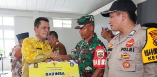 Pemprov Kepri Serahkan Insentif untuk Personel Babinsa, Bhabinkamtibmas dan Babinpotmar Sebesar Rp2 Juta