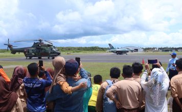 Open Base di Lanud RSA Natuna Disambut Antusias Masyarakat