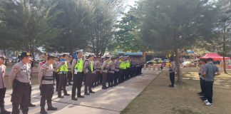 Polres Natuna Terjunkan 99 Personil Amankan Event Natuna Geopark Marathon