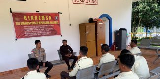 Sat Binmas Polres Kepulauan Anambas Laksanakan Kegiatan Pembinaan Keamanan Swakarsa