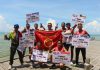 Batalyon Komposit 1/Gardapati Turunkan 243 Prajurit dalam Event Natuna Geopark Marathon