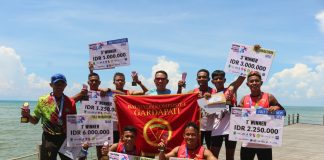 Batalyon Komposit 1/Gardapati Turunkan 243 Prajurit dalam Event Natuna Geopark Marathon