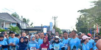 Lanud Raden Sadjad Berikan Dukungan Penuh Natuna Geopark Marathon Bertaraf Internasional