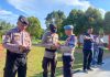 Bentuk Kedisiplinan, Kanit Provos Lakukan Pengecekan Kelengkapan Dan Kerapian Personil Polsek Palmatak