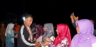 Bupati dan Wabup Natuna Disambut Meriah di Kecamatan Serasan