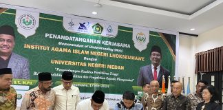 IAIN Lhokseumawe dan UNIMED Tandatangani Nota Kesepahaman