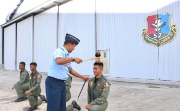 Sukses Konversi Angkatan ke-3 Penerbang Skadron Udara 52 Ditutup Danlanud RSA Natuna