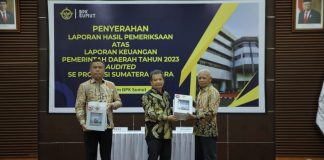 Bupati Asahan Terima Opini WTP 7 Kali Laporan Hasil Pemeriksaan LKPD Tahun 2023