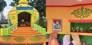 Sederhana Tapi Unik, Stand Bazar Lingga Menarik Minat Pengunjung