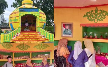 Sederhana Tapi Unik, Stand Bazar Lingga Menarik Minat Pengunjung
