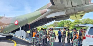 Gerak Cepat TNI AU Lanud RSA Natuna Bantu Evakuasi Pasien Berobat ke Batam