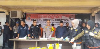 Polres Asahan Musnahkan Sabu Sabu Seberat 8,651 Kg Hasil Ungkapan Bulan Maret Hingga April 2024