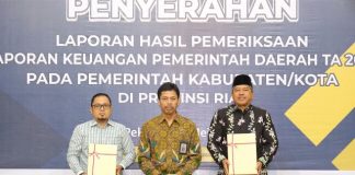 Mantap, Pemkab Siak Kembali Raih Opini Wajar Tanpa Pengecualian ke-13 dari BPK RI