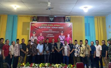 Pisah Sambut Kapolsek Senayang dari Iptu Maidir Riwanto S.H Kepada Iptu Hendri