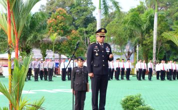 Kapolres Natuna Pimpin Upacara Peringatan Hari Lahir Pancasila
