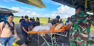 TNI AU Lanud RSA Evakuasi Medis Dokter Interensip Natuna yang Mengalami Patah Tulang
