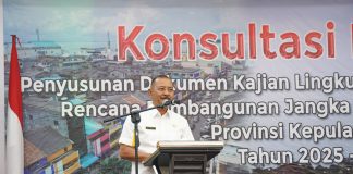 Sekdaprov Adi Buka Konsultasi Publik II KLHS RPJPD Kepulauan Riau 2025-2045