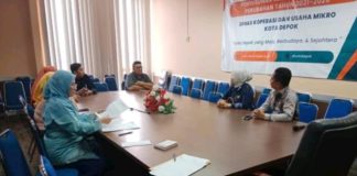 DPRD Buteng Kunjungan Kerja di Dinas Dinas Koperasi dan Usaha Mikro Kota Depok