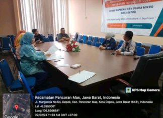 DPRD Buteng Kunjungan Kerja di Dinas Dinas Koperasi dan Usaha Mikro Kota Depok