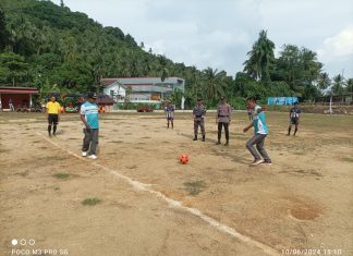 Plh Camat Siantan Timur Buka Turnamen Sepakbola HUT Karang Taruna Bina Remaja Ke-44