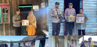 Polsek Senayang Salurkan Bansos dari Kapolda Kepri di 4 Kecamatan