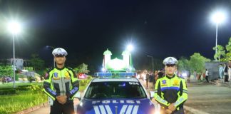 Polres Natuna Siagakan Sejumlah Personil Amankan Malam Takbiran Idul Adha 1445 H/2024 M