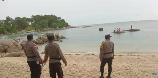 Liburan Idul Adha, Personel Polres Bintan Pantau Sejumlah Tempat Wisata